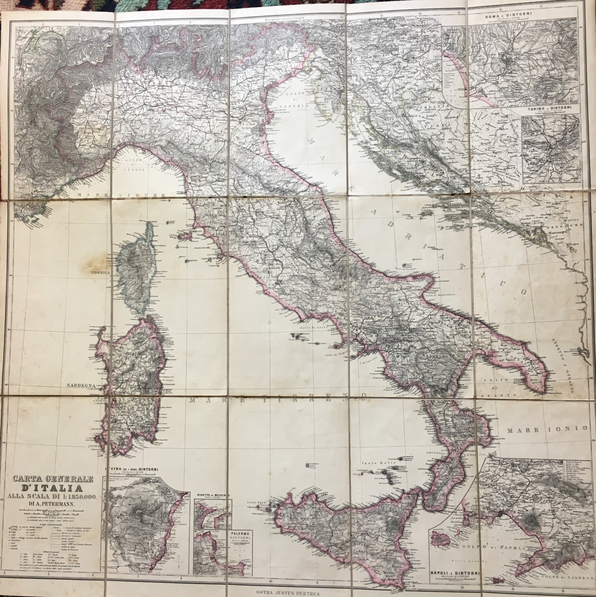 Carta Generale d’Italia.