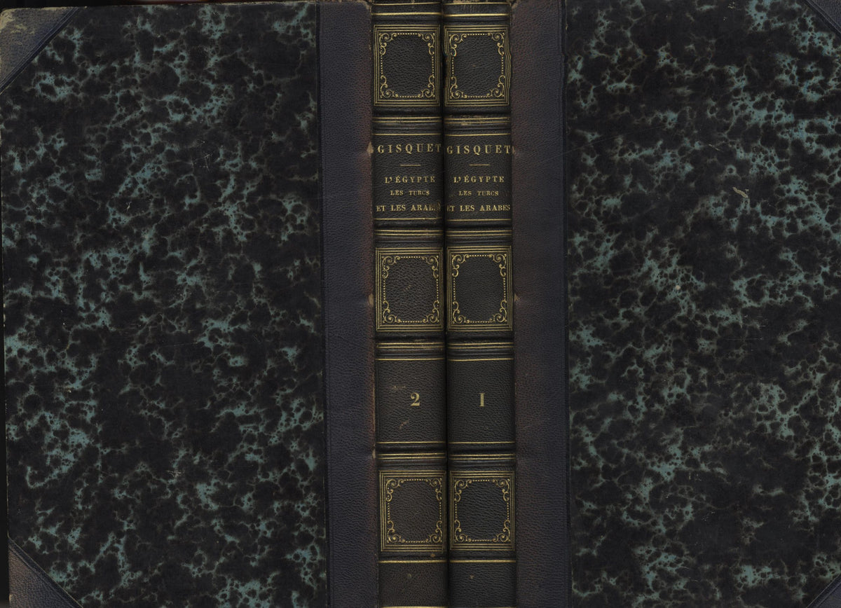 L’Égypte, les Turcs et les Arabes. TWO VOLUMES.