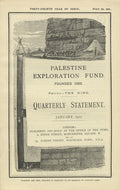 Palestine Exploration Fund Quarterly Statement. FOUR COMPLETE ISSUES JANUARY-OCTOBER 1912.