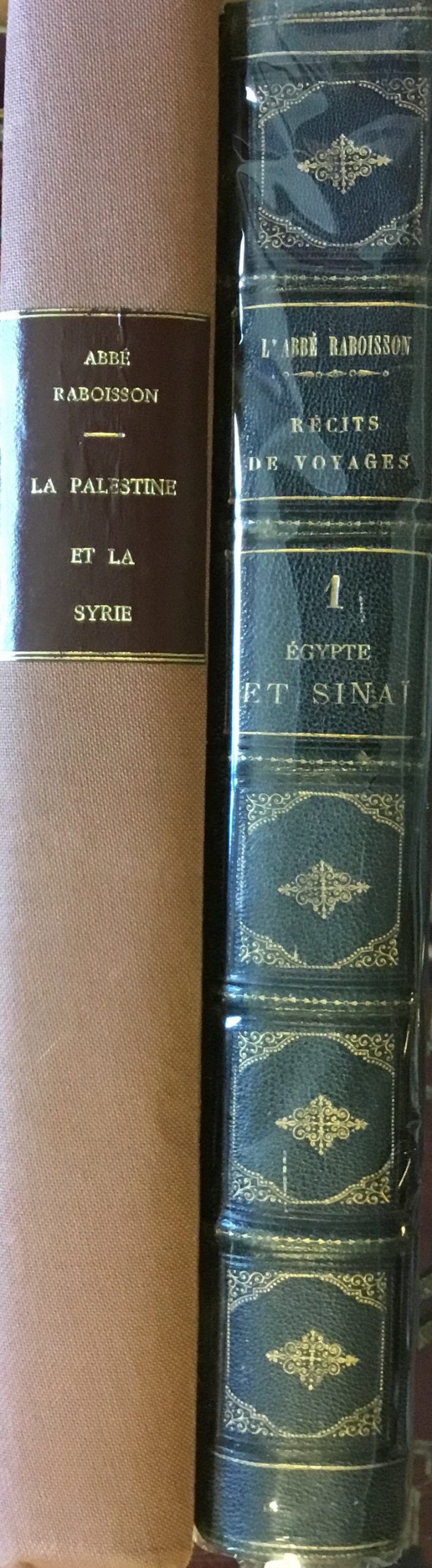 En Orient. Récits et notes d’un voyage en Palestine et en Syrie par l’Egypte et le Sinaï. TWO VOLUMES.