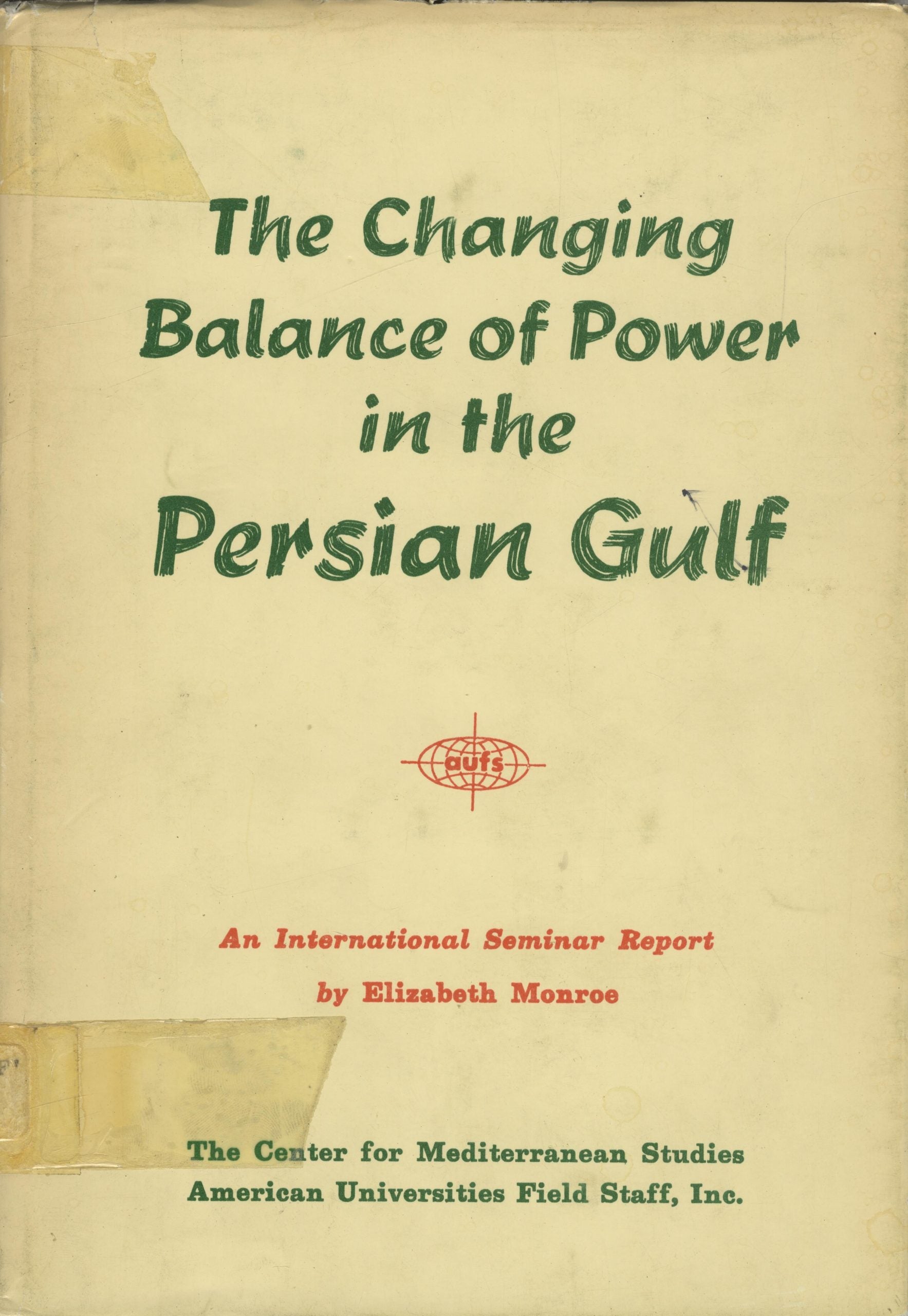The Changing Balance of Power in The Persian Gulf.