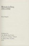 Britain in Iraq 1914-1932.