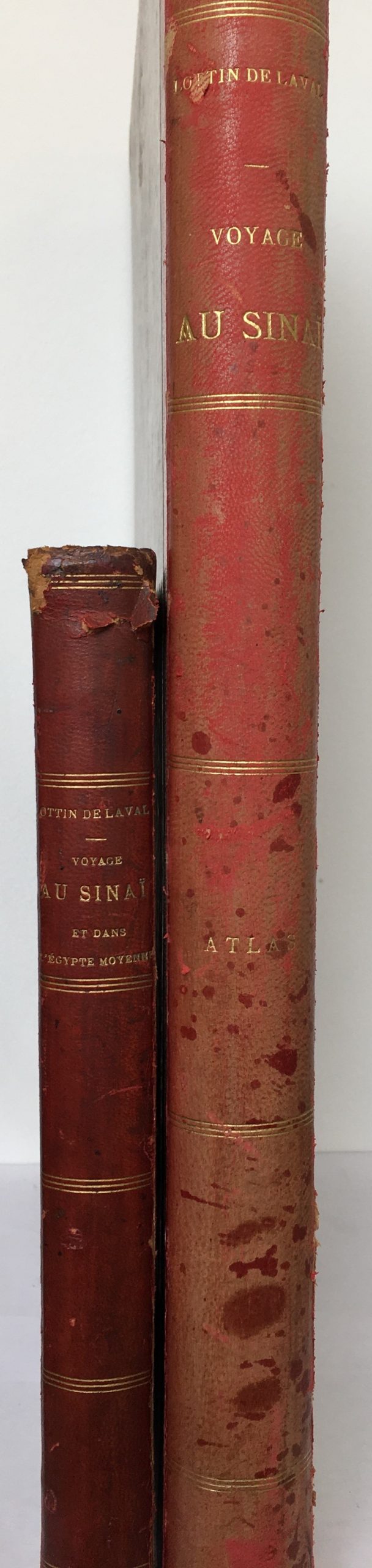 Voyage dans la Péninsule Arabique du Sinai et l'Égypte Moyenne. Histoire, Géographie, Epigraphie. TWO VOLUMES: TEXT + ATLAS.