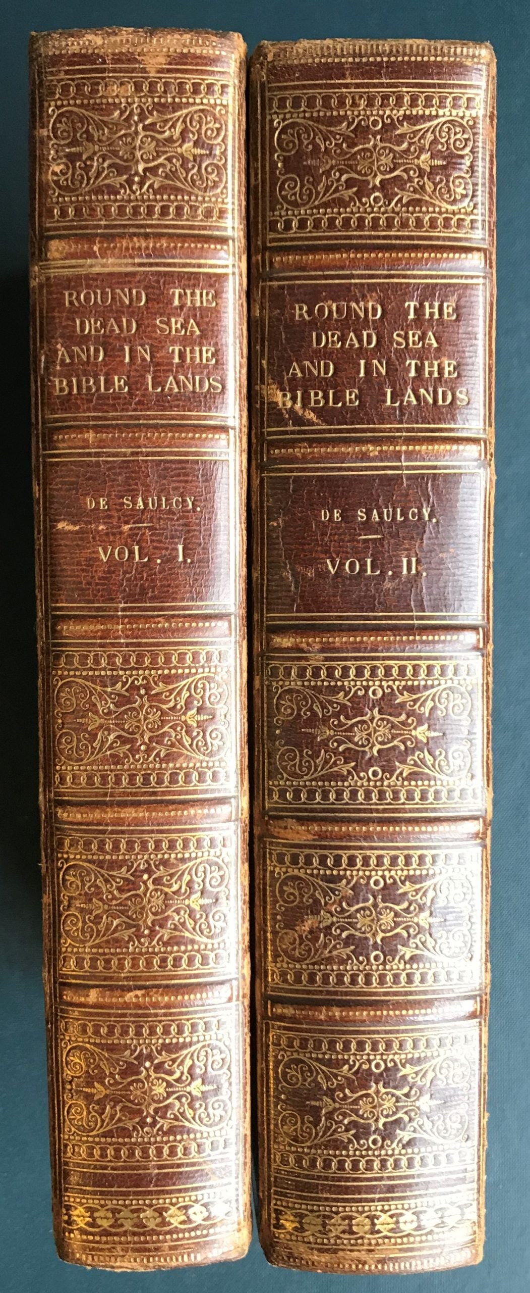 Narrative of a Journey Round the Dead Sea and in the Bible Lands in 1850 and 1851. TWO VOLUMES.
