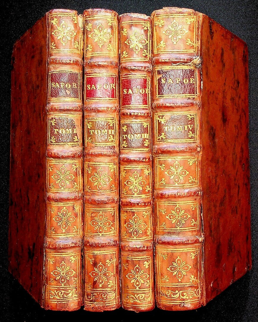 Sapor Roy de Perse. FIVE VOLUMES IN FOUR - COMPLETE SET.