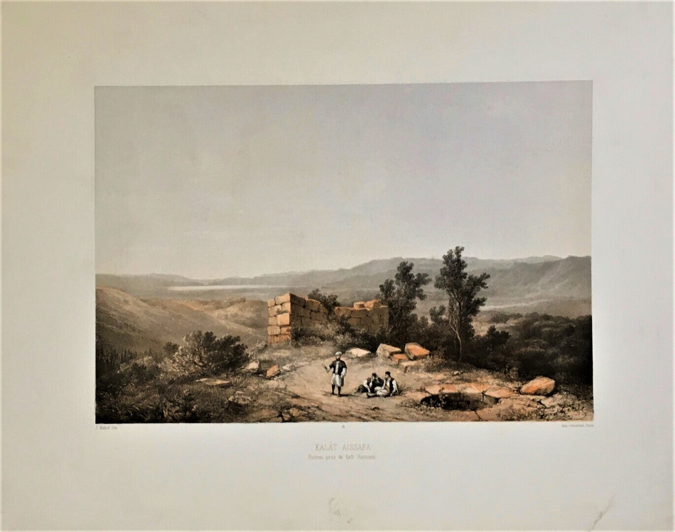Kalat Aissafa. Ruines pres de Kefr Hamam.