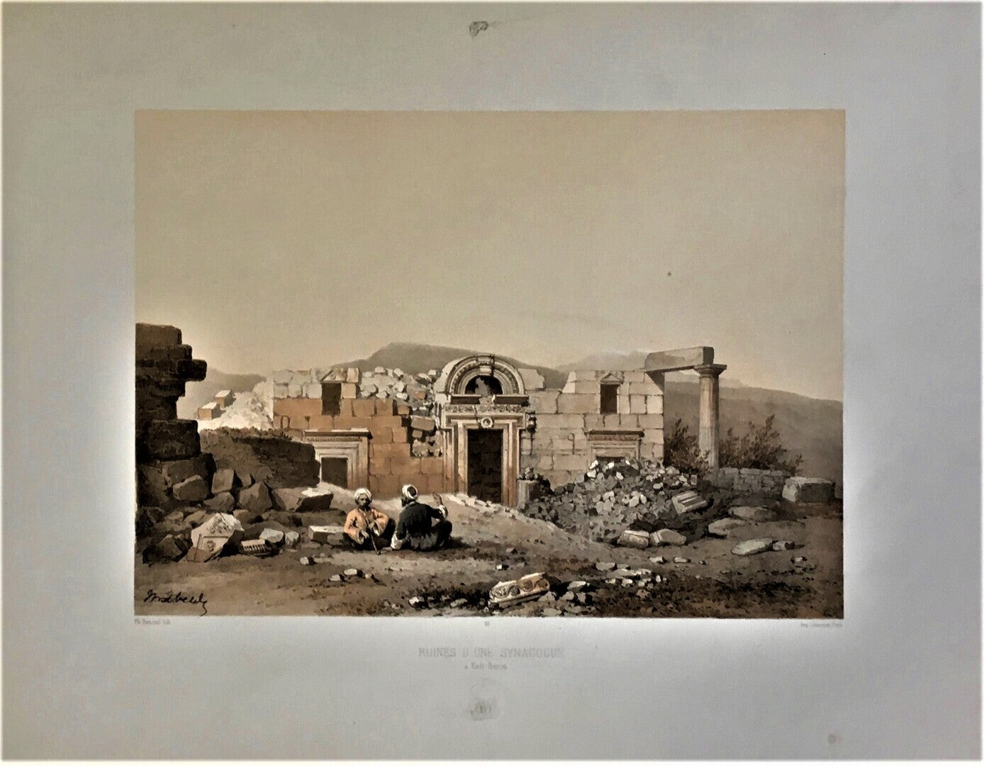 Ruines d’une Synagogue a Kefr Berim.