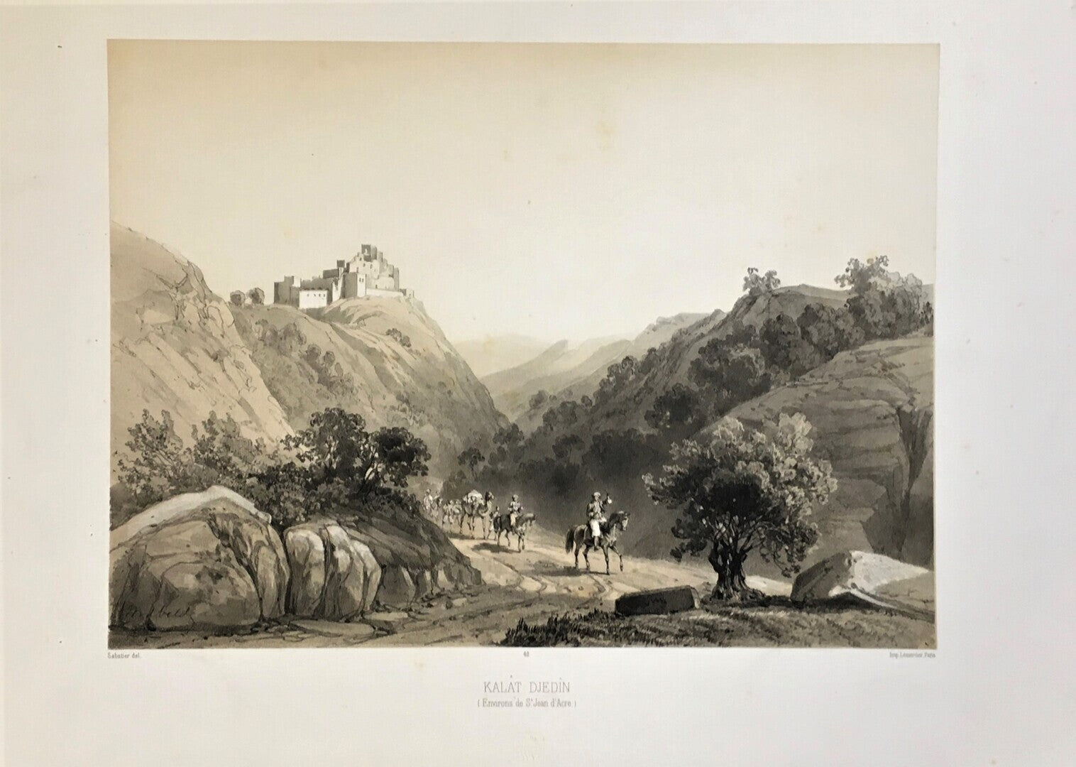 Kalat Djedin. (Environs de St. Jean d’Acre).