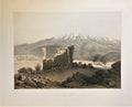 Le Mont Hermon. Vue prise de Thelthatha.