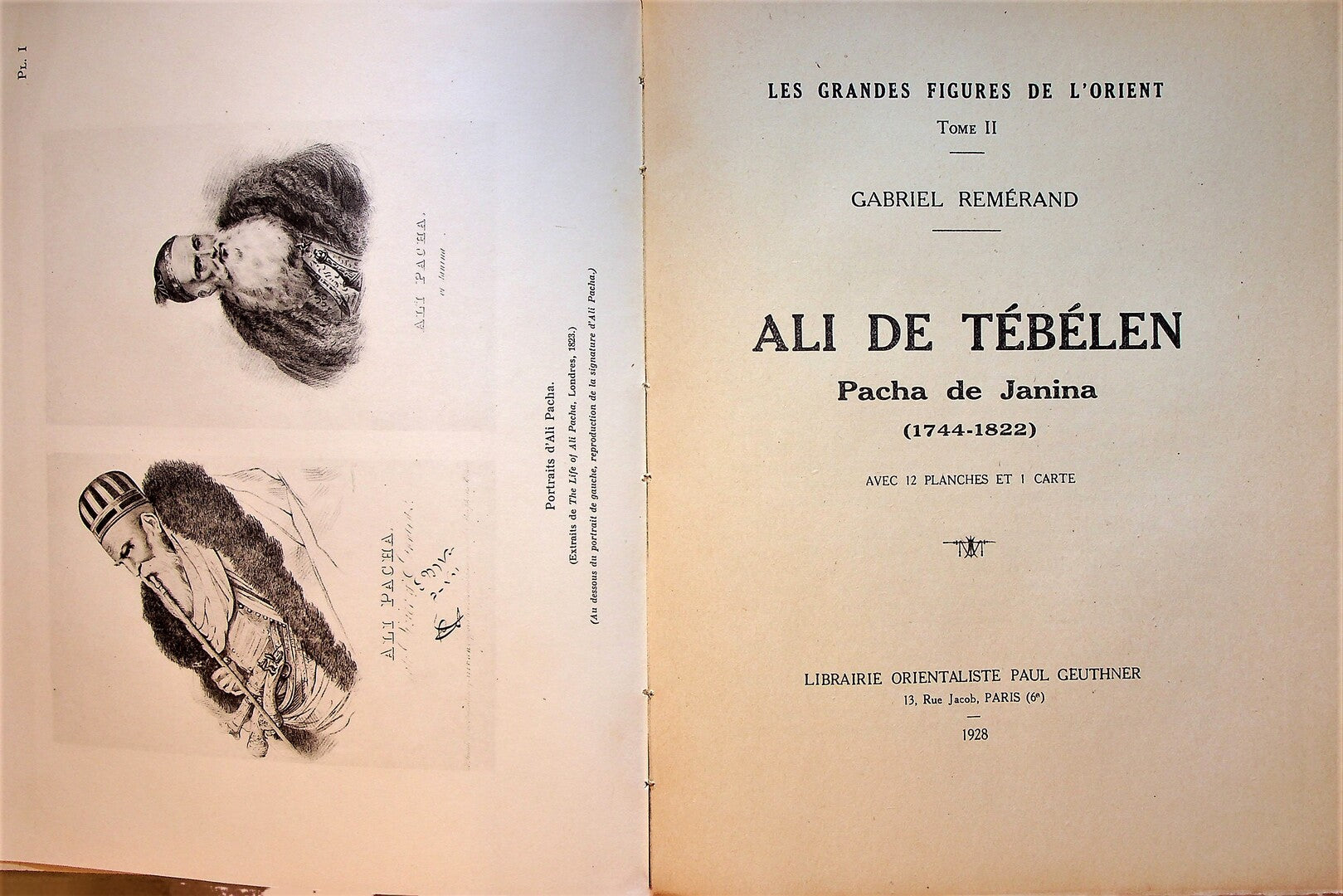 Ali de Tebelen. Pacha de Janina (1744-1822).