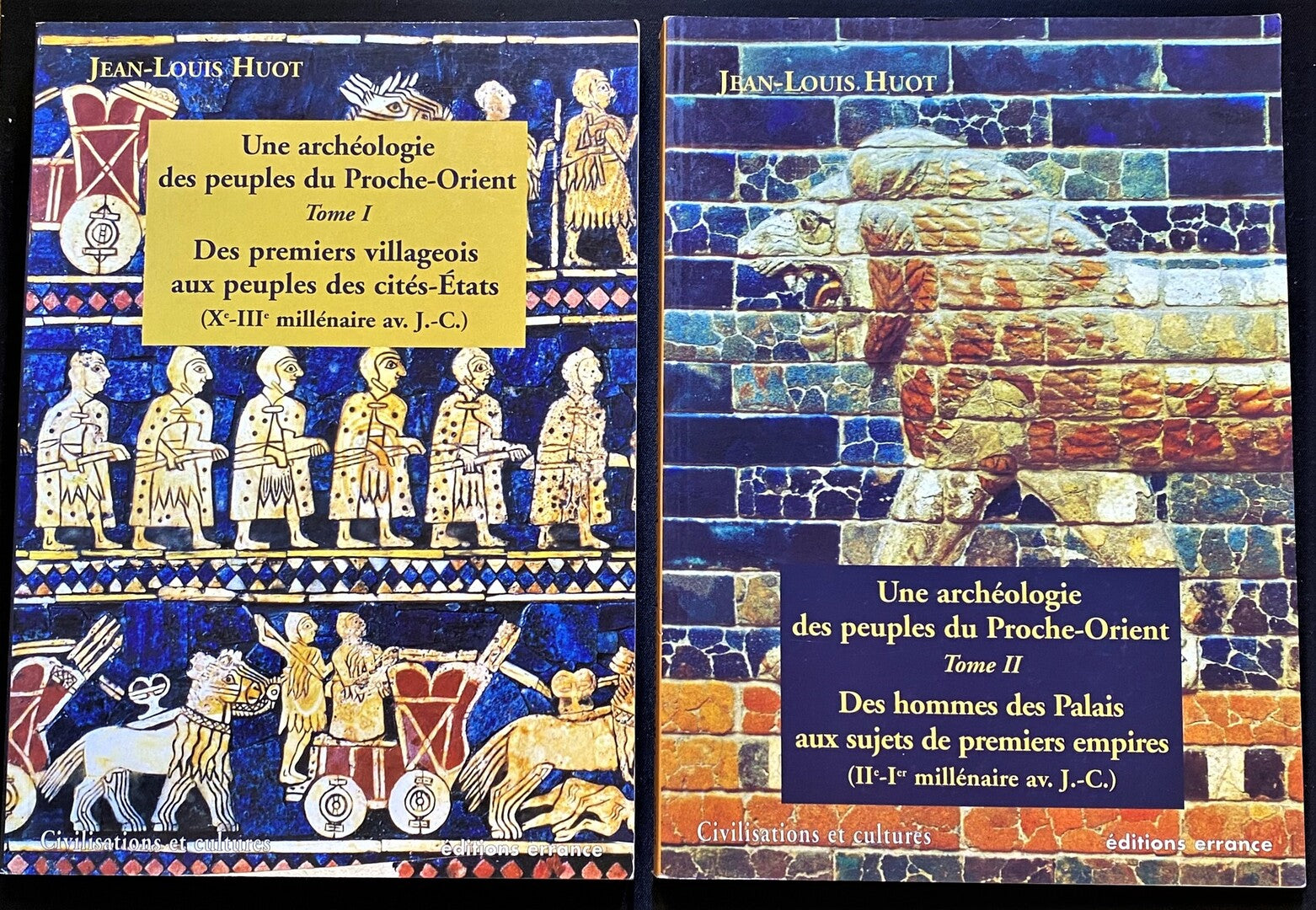 Une Archeologie des Peuples du Proche-Orient. Tome I: Des premiers villageois aux peuples des cites-Etats (Xe-IIIe millenaire av. J.-C.). Tome II: Des hommes des Palais aux sujets de premiers empires (IIe-Ier millenaire av. J.-C.). TWO VOLUMES.