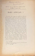 Mars Africain ?