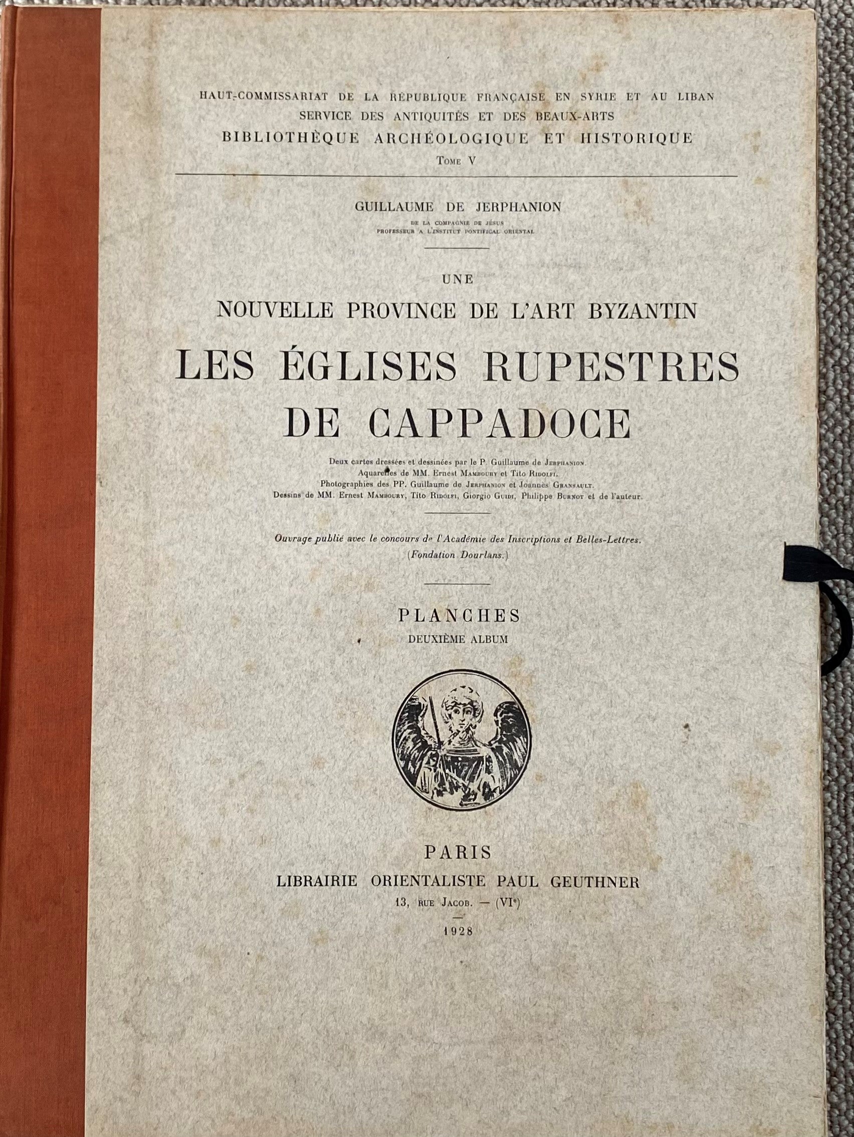 Une Nouvelle Province de l’Art Byzantin: Les Eglises Rupestres de Cappadoce. PLATES VOLUME II.