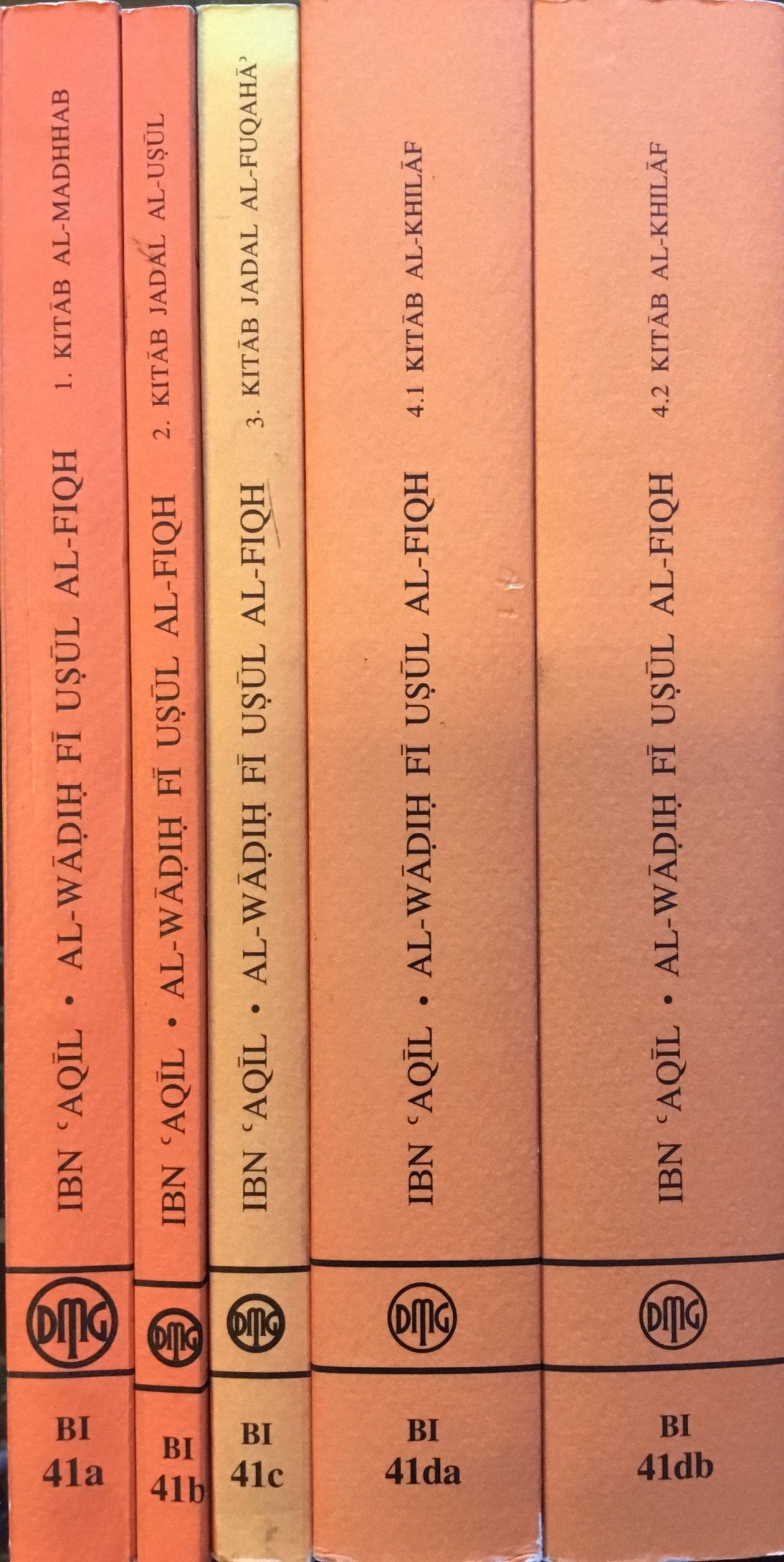 Al-Wadih fi Usul al-Fiqh. FOUR VOLUMES IN FIVE.