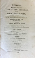 Letters Written During a Ten Years' Residence at The Court of Tripoli. TWO VOLUMES.