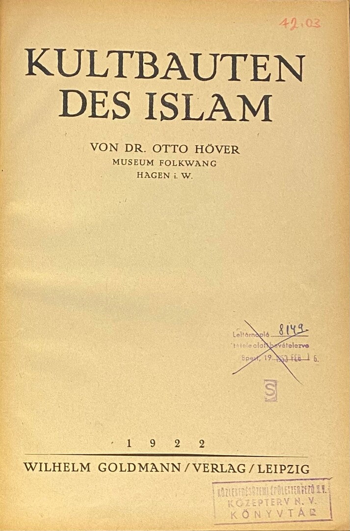 Kultbauten des Islam.