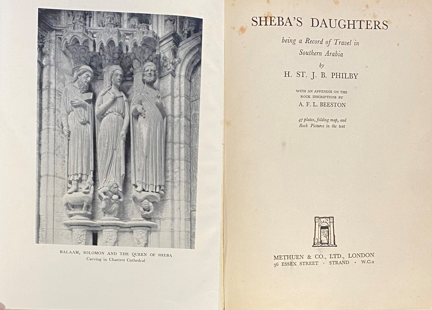 Sheba's Daughters being a Record of Travel in Southern Arabia.