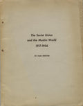 The Soviet Union and The Muslim World 1917-1956.