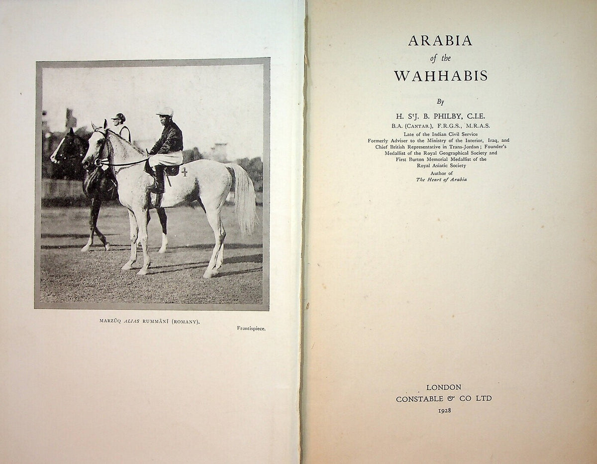 Arabia of The Wahhabis.