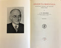 Analecta Orientalia. Posthumous writings and selected minor works of J. H. Kramers. TWO VOLUMES.