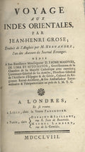 Voyage aux Indes Orientales.