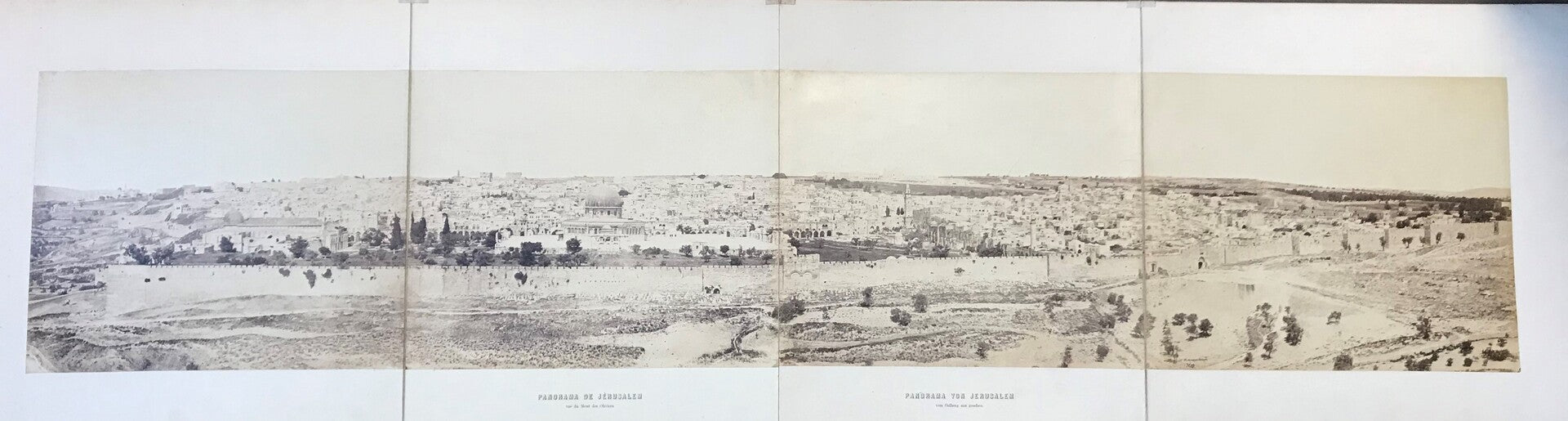 Panoramic View of Jerusalem from the Mount of Olives