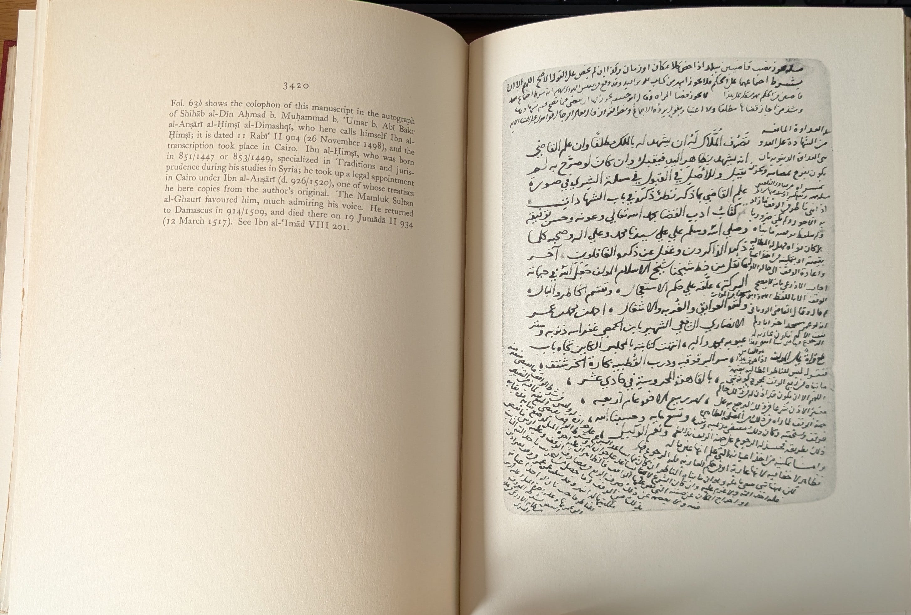The Chester Beatty Library a Handlist of The Arabic Manuscripts. VOLUME II.