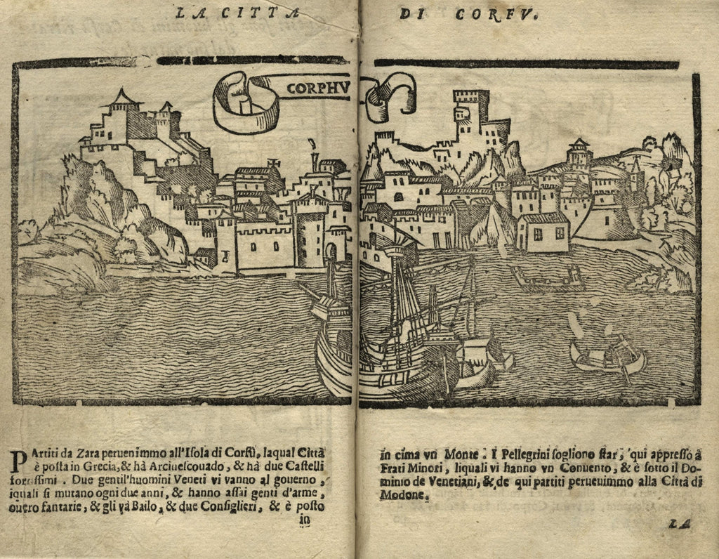 Viaggio da Venetia al Santo Sepolcro et al Monte Sinai. Col dissegno delle Città, Castelli, Ville, Chiese, Monasterij, Isole, Porti, & Fiumi, che sin là si ritrovano. Et una breve regola di quanto si deve osservare nel detto viaggio...