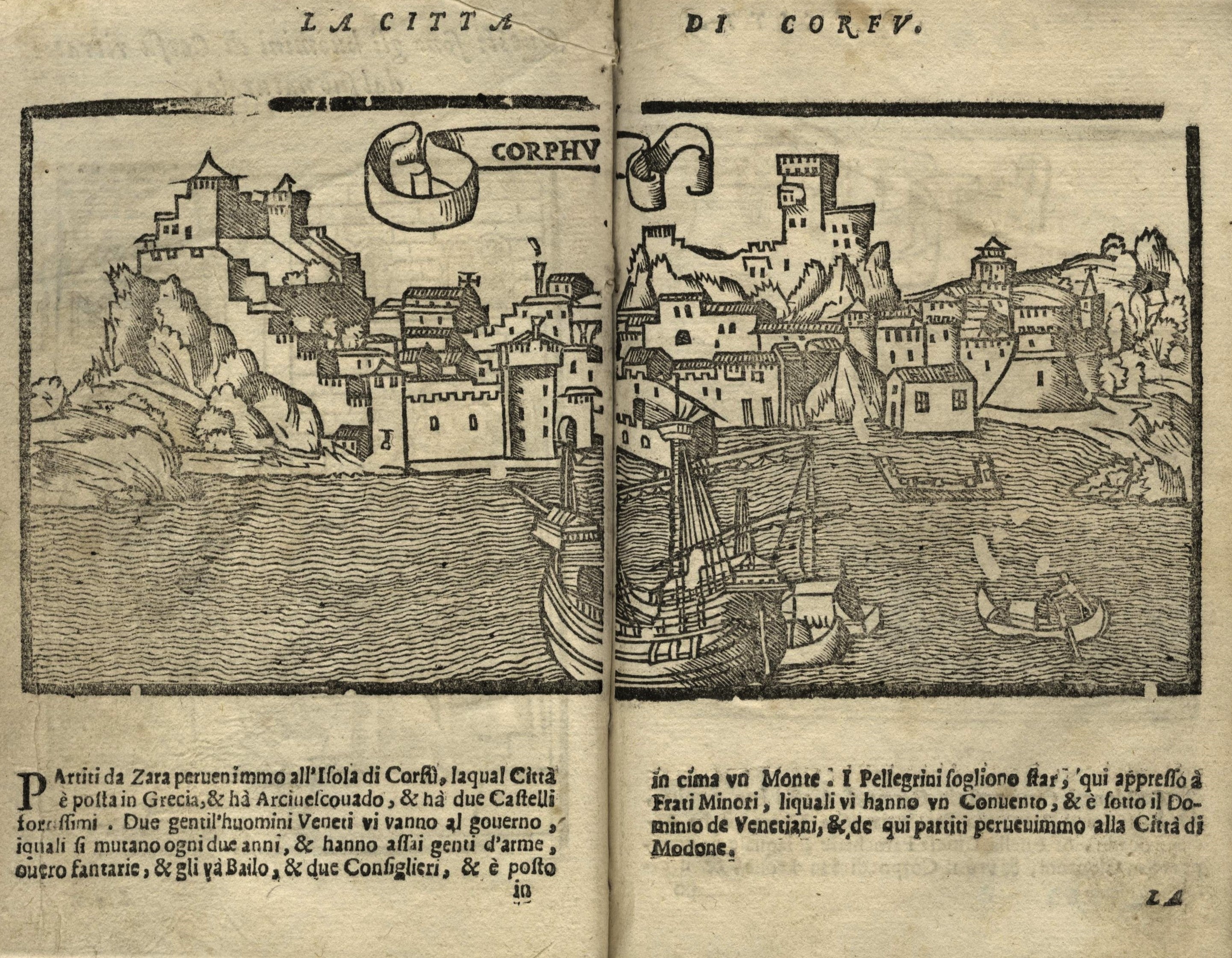 Viaggio da Venetia al Santo Sepolcro et al Monte Sinai. Col dissegno delle Città, Castelli, Ville, Chiese, Monasterij, Isole, Porti, & Fiumi, che sin là si ritrovano. Et una breve regola di quanto si deve osservare nel detto viaggio...