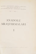Jahrbuch fur kleinasiatische Forschung, internationale orientalistische Zeitschrift. Anadolu Arastirmalari I.