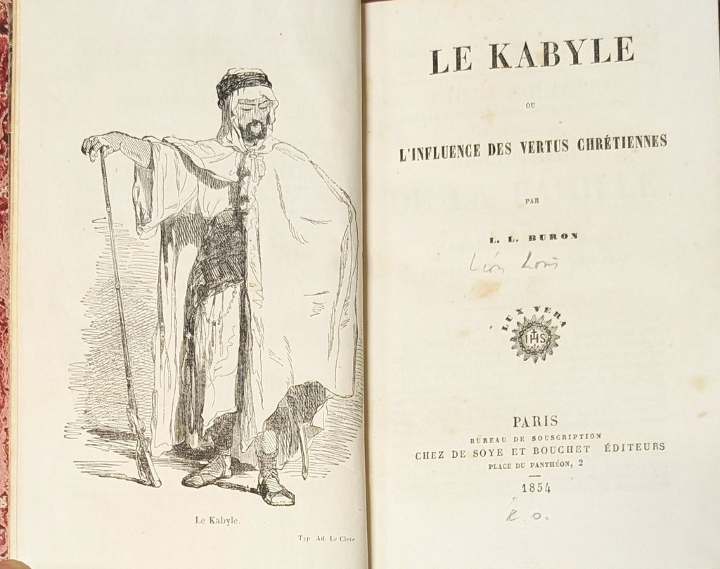 Le Kabyle ou l'Influence des Vertus Chrétiennes.