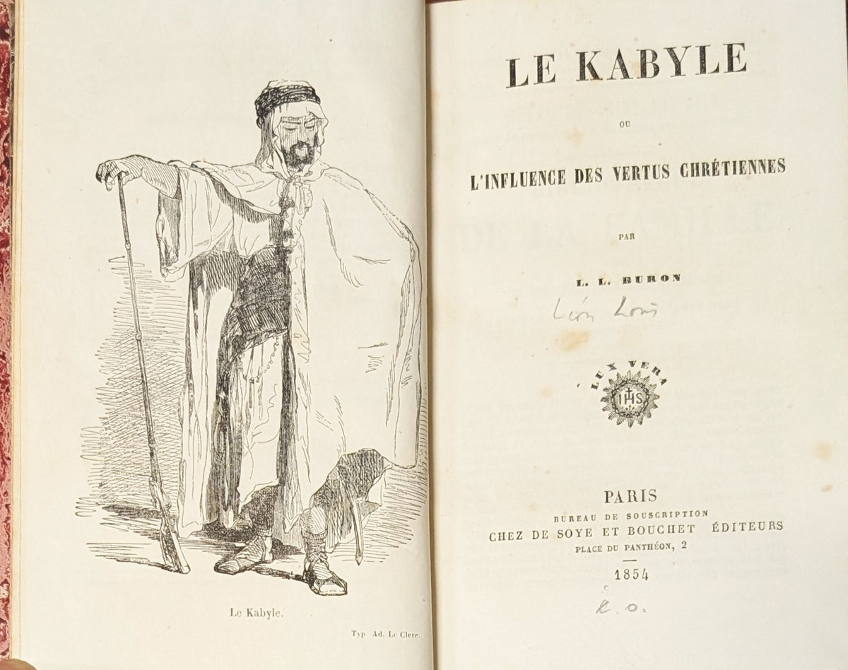 Le Kabyle ou l'Influence des Vertus Chrétiennes.