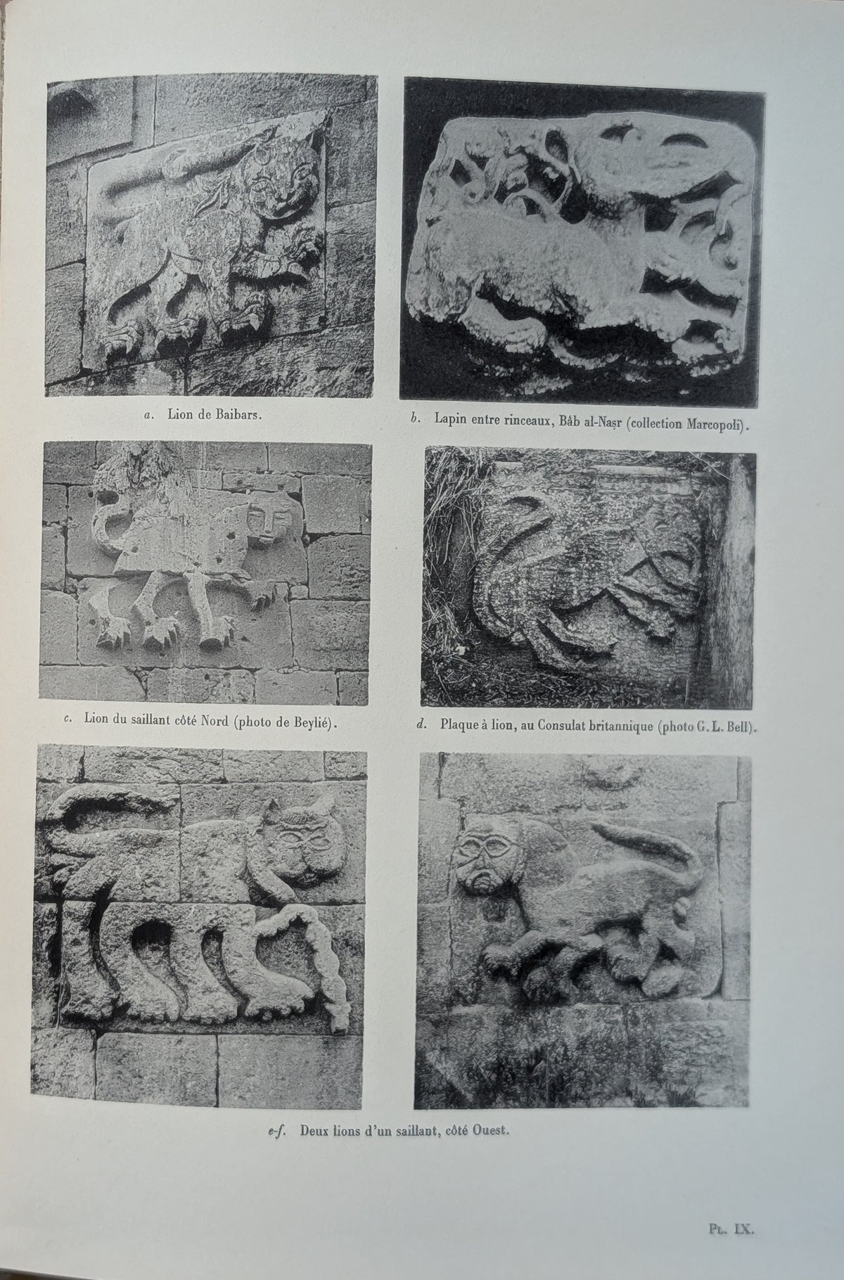 Matériaux pour un Corpus Inscriptionum Arabicarum. Deuxième Partie: Syrie du Nord. Inscriptions et Monuments d’Alep. THREE VOLUMES COMPLETE SET