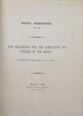 New Researches into the Composition and Exegesis of The Qoran.