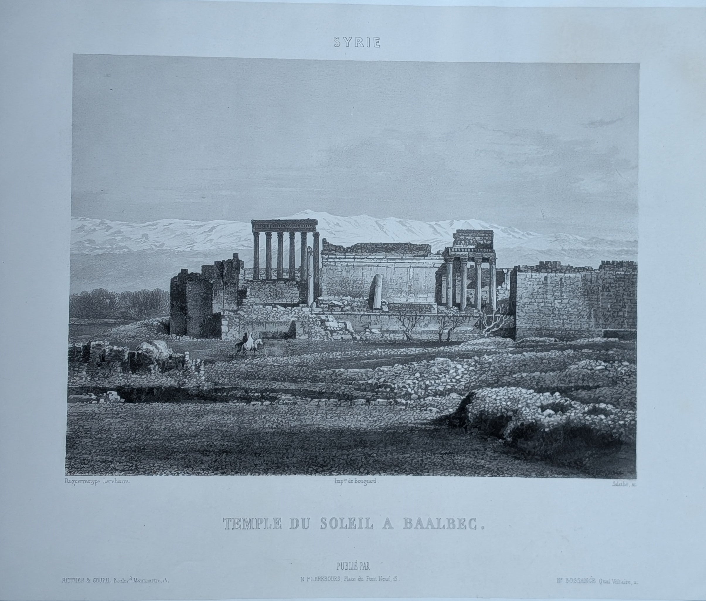 Excursions Daguerriennes, Vues et Monuments Les Plus Remarquables du Globe. Volume 1 only