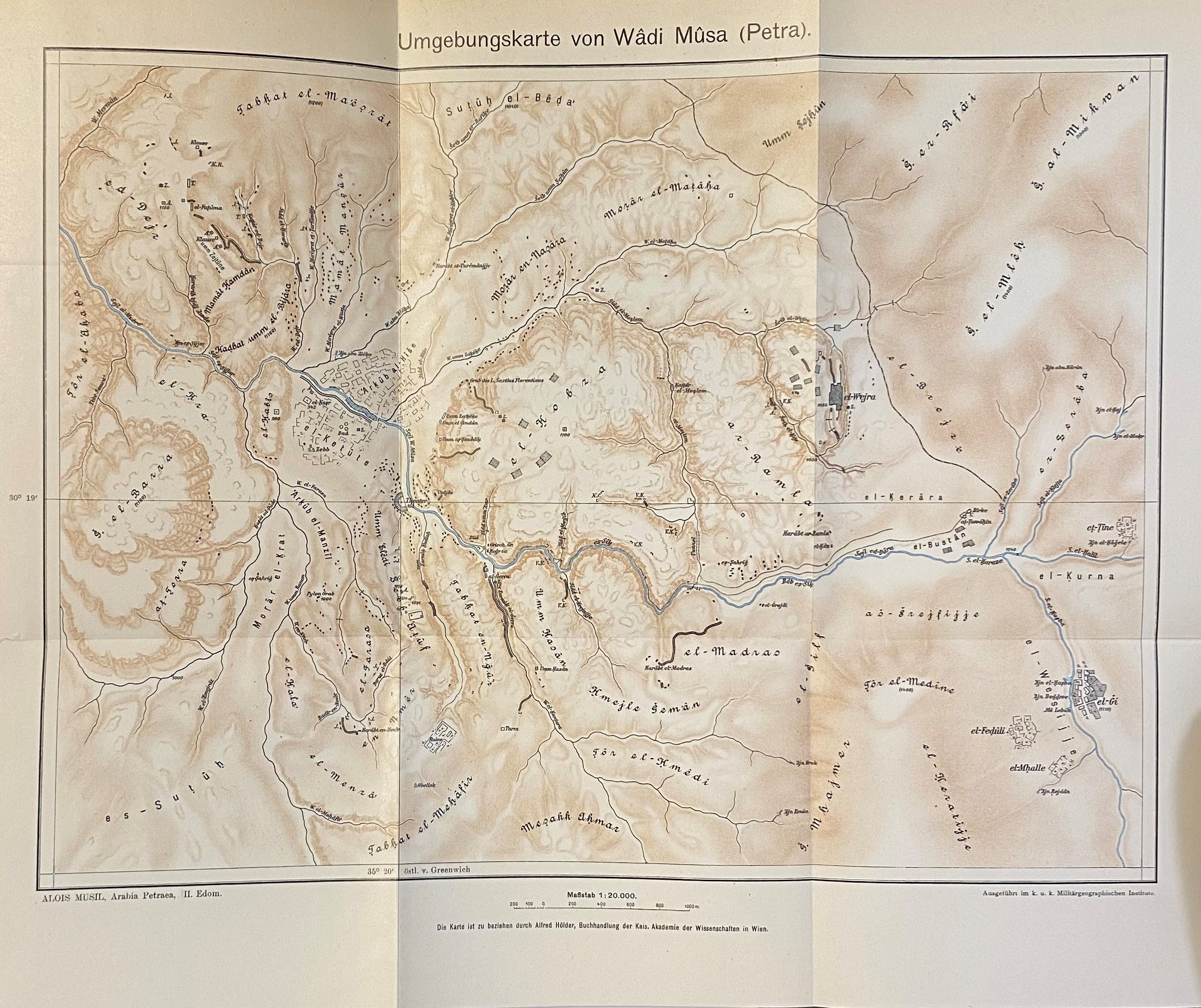Arabia Petraea. Edom. Topographischer Reisebericht. VOLUME II, PARTS 1 & 2.