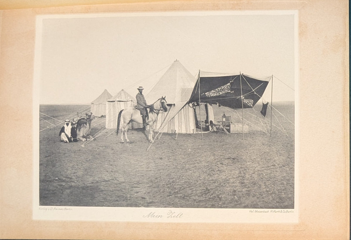 Vom Mittelmeer zum Persischen Golf. Durch den Hauran, die Syrische Wüste und Mesopotamien. TWO VOLUMES.