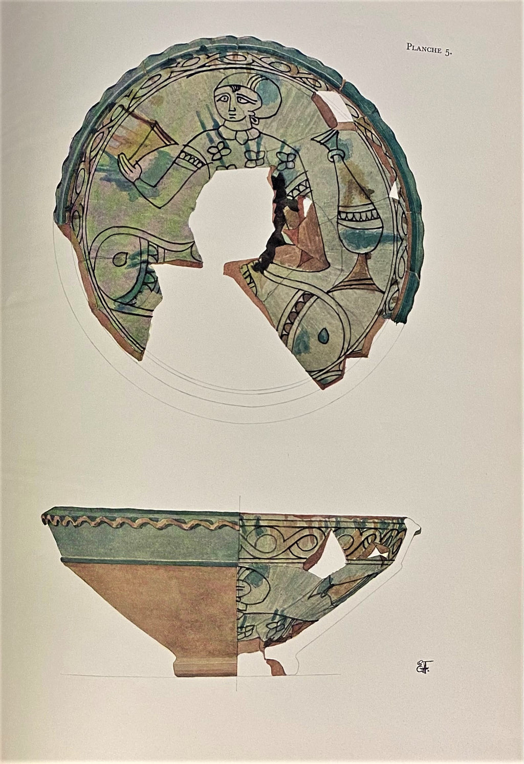 Hama: Fouilles et Recherches 1931-1938. THREE VOLUMES IN FOUR PARTS. Les Verreries et Poteries Médiévales / Les Petits Objets Médiévaux sauf Les Verreries et Poteries / The Medieval Citadel and its Architecture