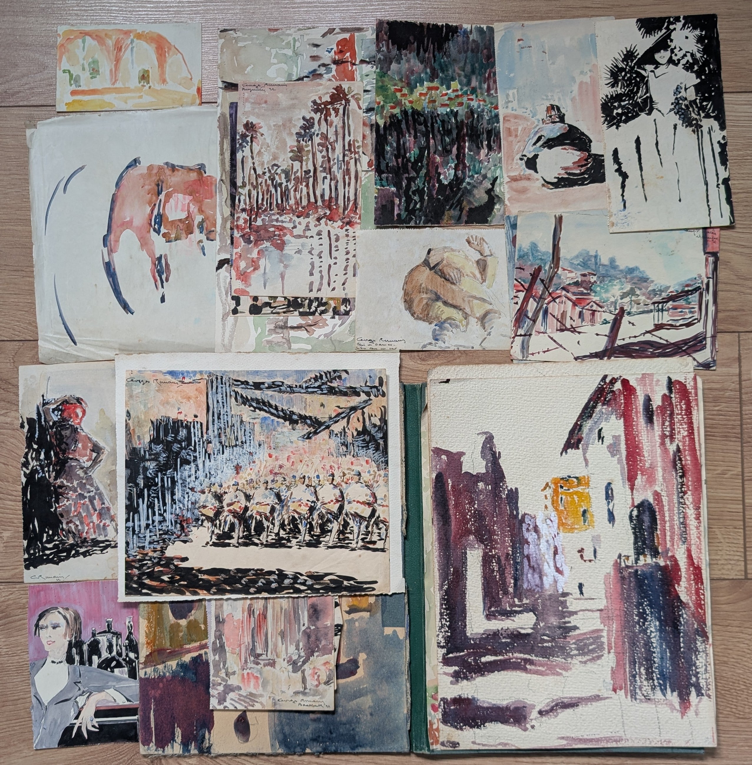 Middle East. Loose Drawings Booklet.