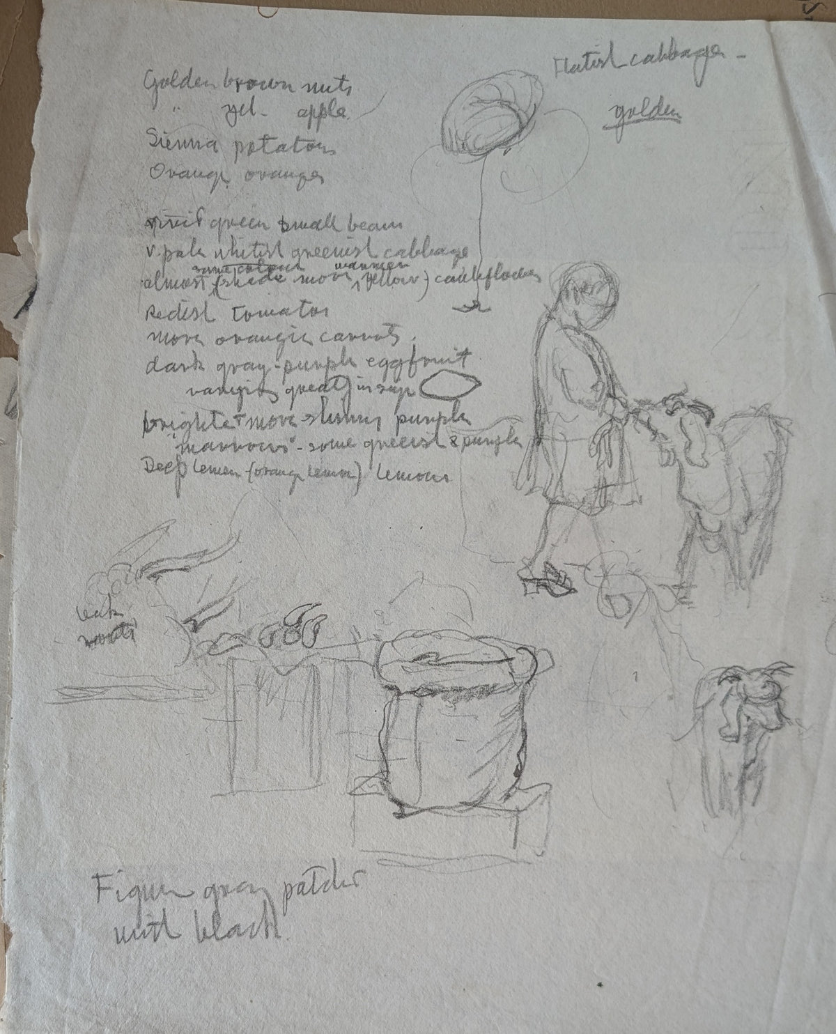 Folder containing fifteen prints & drawings of the Holy Land.