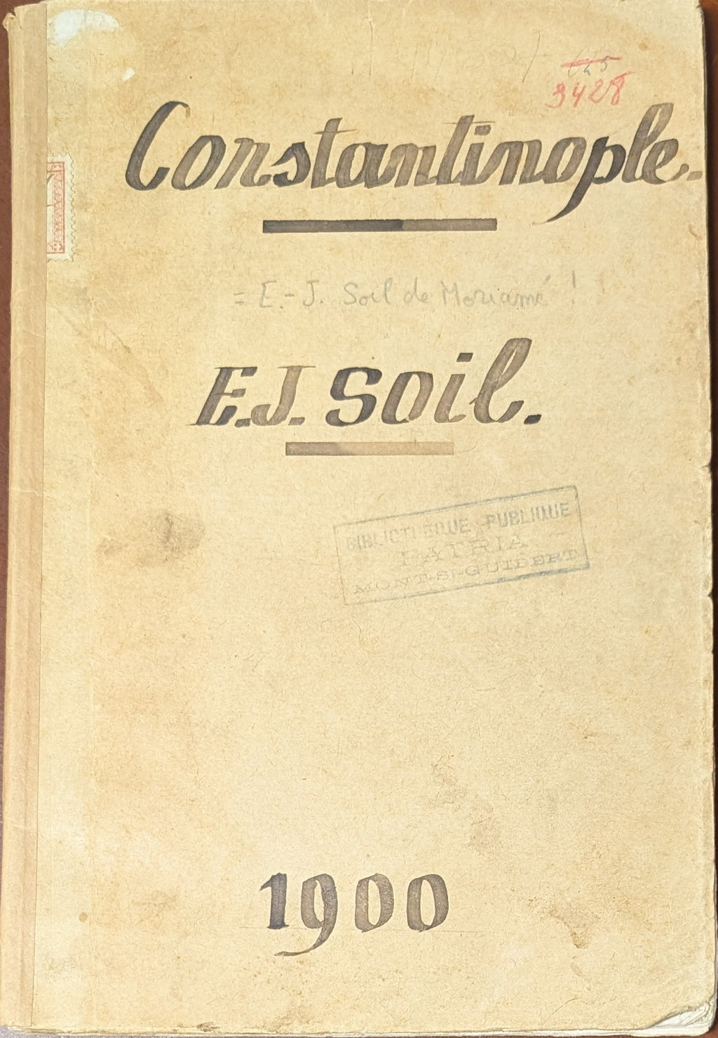 Constantinople, Notes Archeologiques.