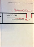 Printed Matter. From: Steidl. Fall/Winter 10/11