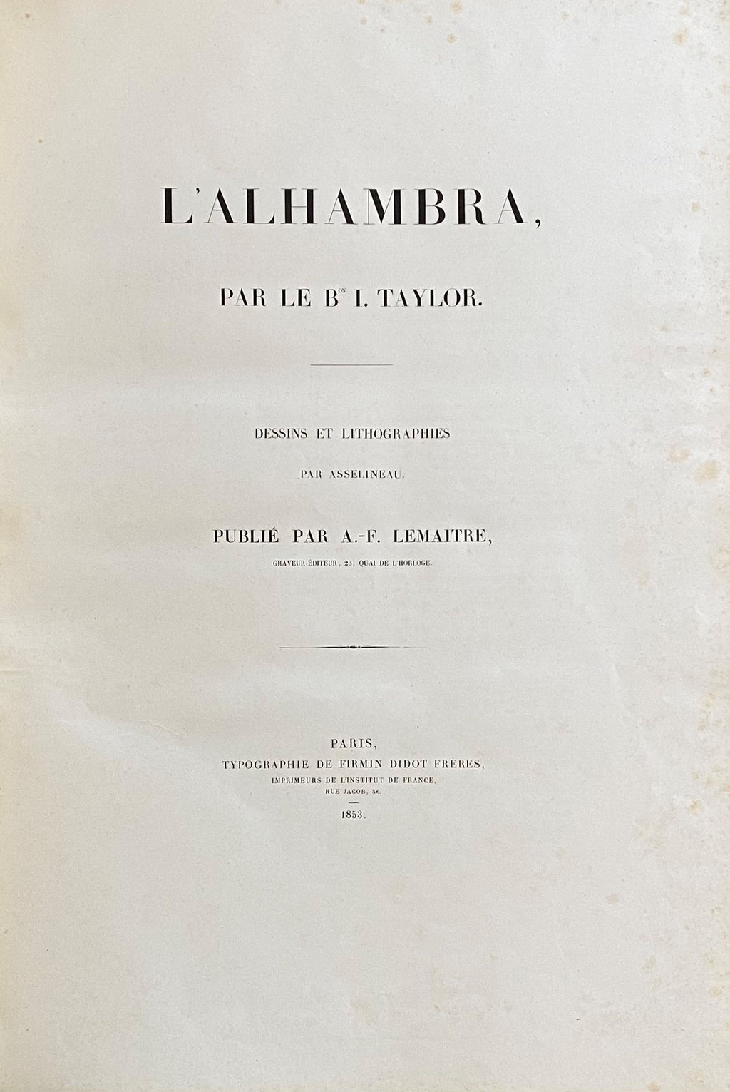 L’Alhambra.