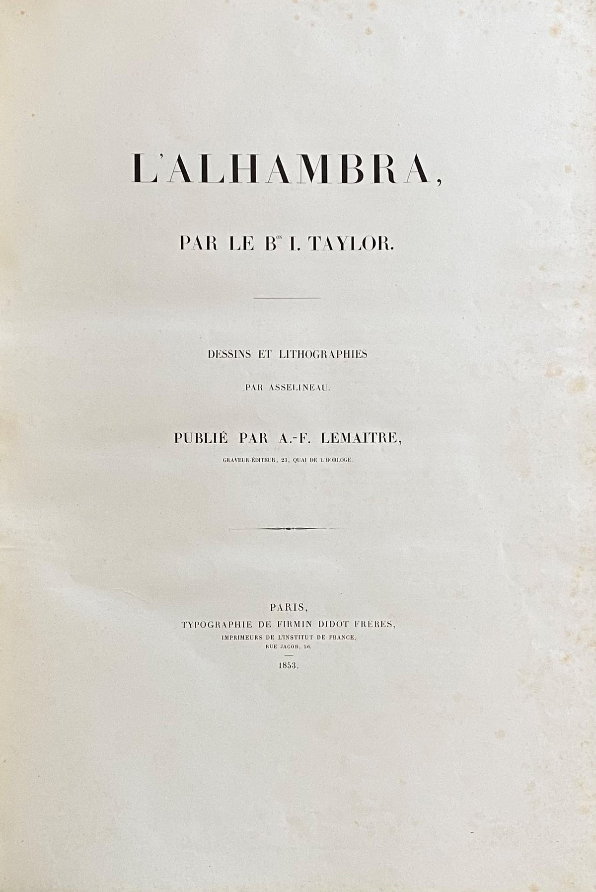 L’Alhambra.