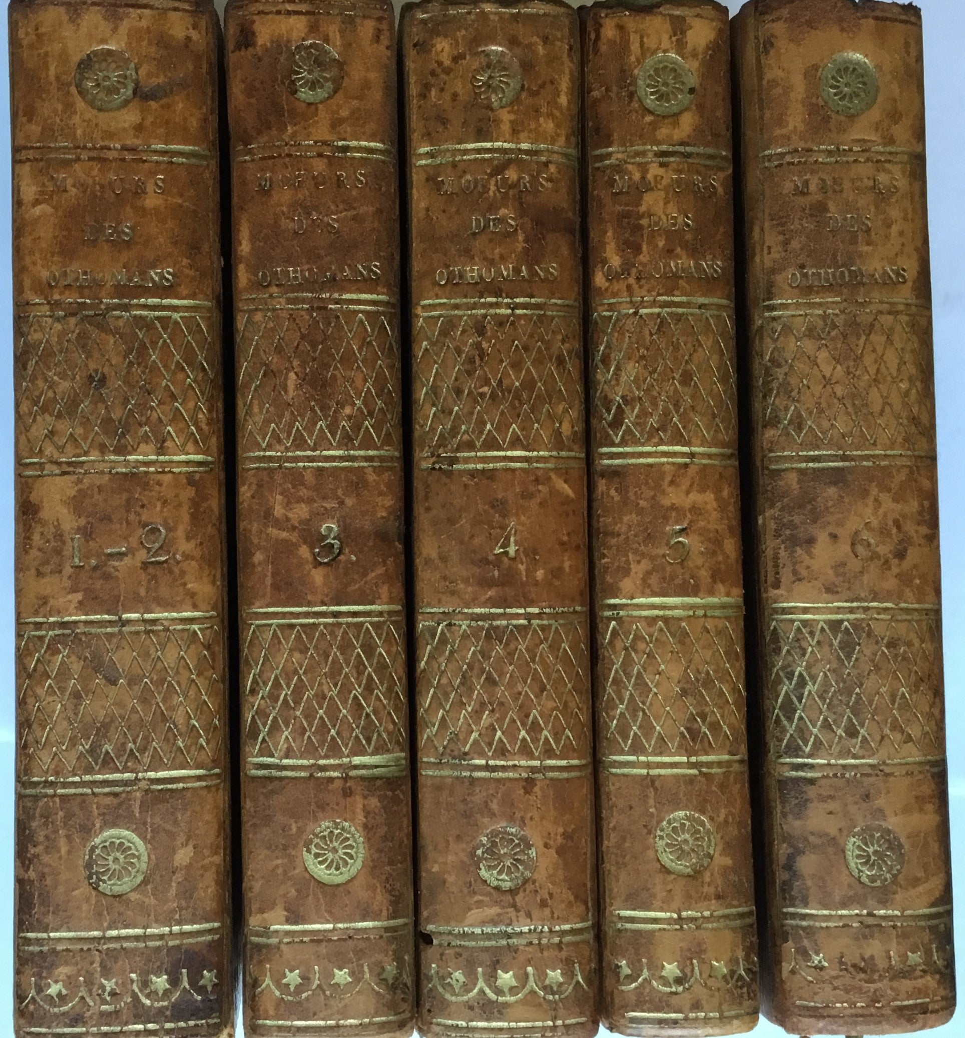 Moeurs, Usages, Costumes des Othomans, et Abrégé de leur Histoire. SIX VOLUMES IN FIVE.